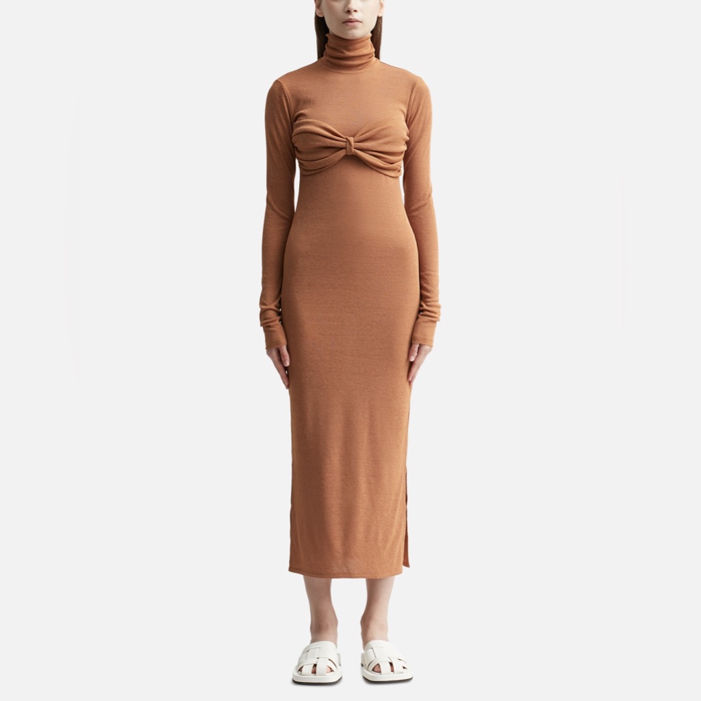 Nanushka Manja Mesh-Jersey Dress - M